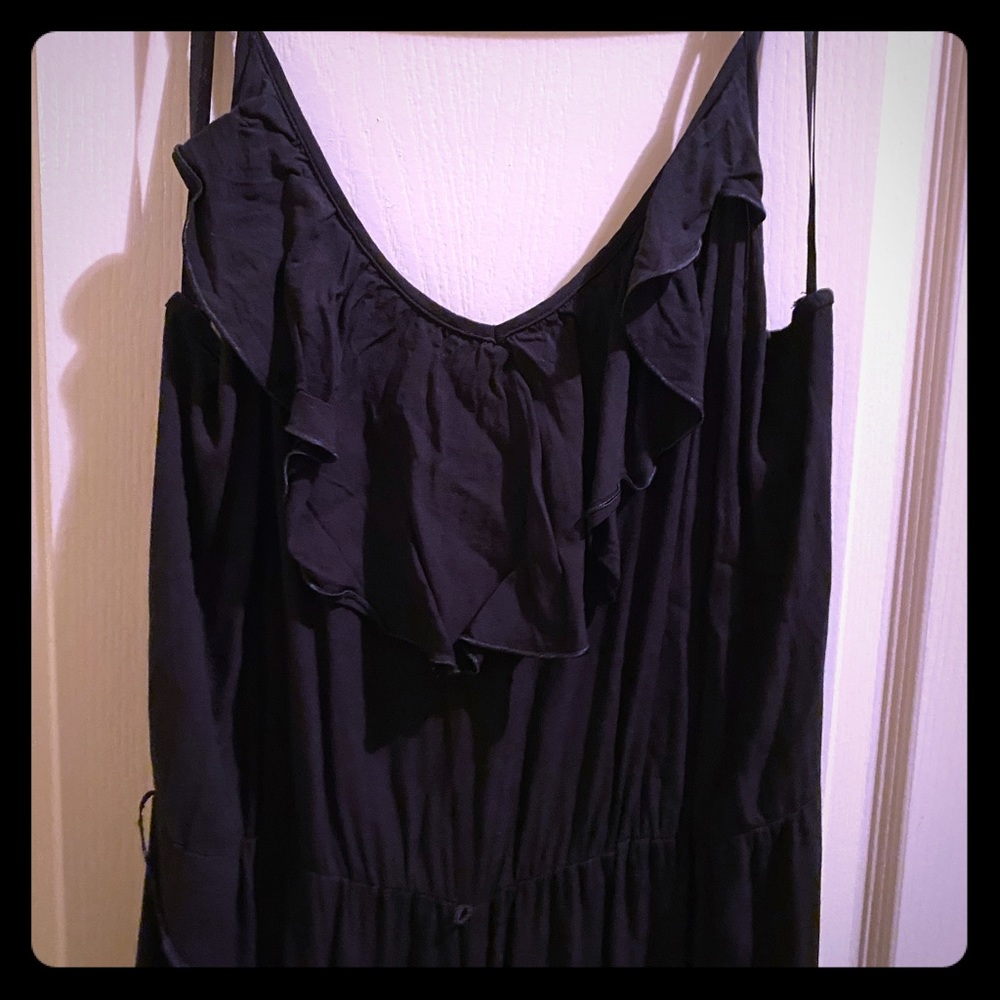 BCX Black Romper Pants Jumpsuit